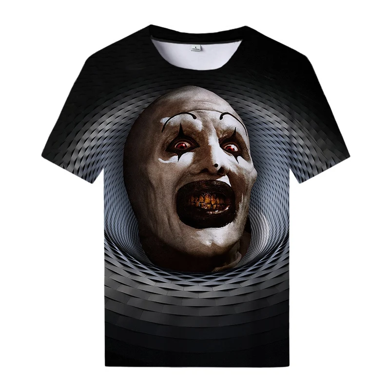 

Футболка с принтом 2 ужасов, персональная футболка в стиле Хэллоуина, ужасов, мужские и женские футболки клоуна Джокера