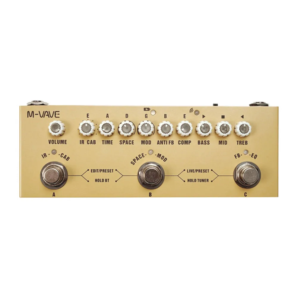 Buit-in Battery Multi Effect Pedal Multi Effect Pedal For Electric Acoustic Guitar Multi Effects Pedal Rechargeable
Buit-in Battery Multi Effect Pedal Multi Effect Pedal For Electric Acoustic Guitar Multi Effects Pedal Rechargeable