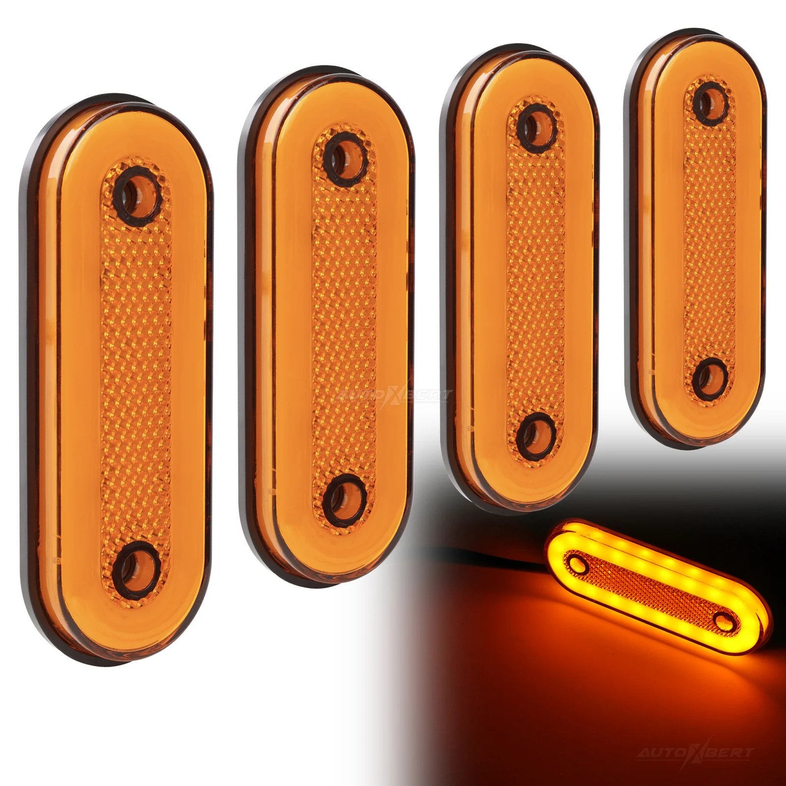 4 шт. светодиодный габаритный фонарь Янтарный индикатор спереди и сзади овальный боковой габаритный фонарь заднего фонаря Позиционный фонарь Прицеп Караван Грузовик Аксессуары
4 шт. светодиодный габаритный фонарь Янтарный индикатор спереди и сзади овальный боковой габаритный фонарь заднего фонаря Позиционный фонарь Прицеп Караван Грузовик Аксессуары