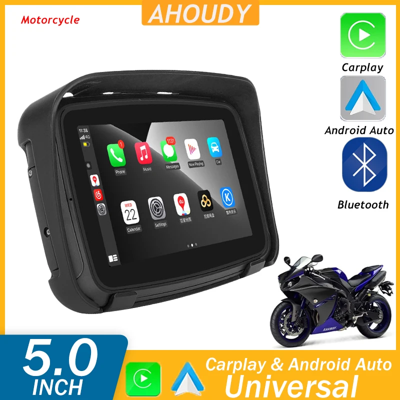 5 Inch Portable GPS Navigation Motorcycle Outdoor Carplay Android Auto Stereo IP67 Waterproof Bluetooth pantalla Carplay
5 Inch Portable GPS Navigation Motorcycle Outdoor Carplay Android Auto Stereo IP67 Waterproof Bluetooth pantalla Carplay