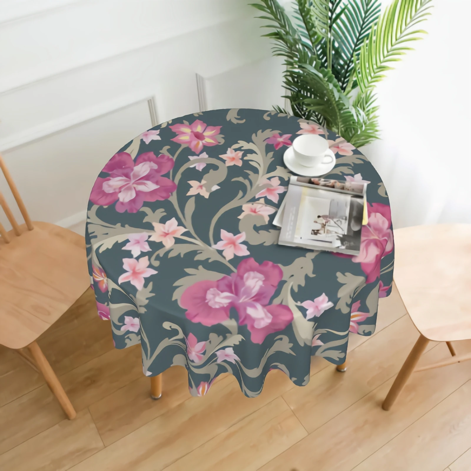 Flourish Flowers And Leaves Round Tablecloth Waterproof Retro Colorful Floral Pattern Table Cloth Wrinkle Free Decorative
Flourish Flowers And Leaves Round Tablecloth Waterproof Retro Colorful Floral Pattern Table Cloth Wrinkle Free Decorative