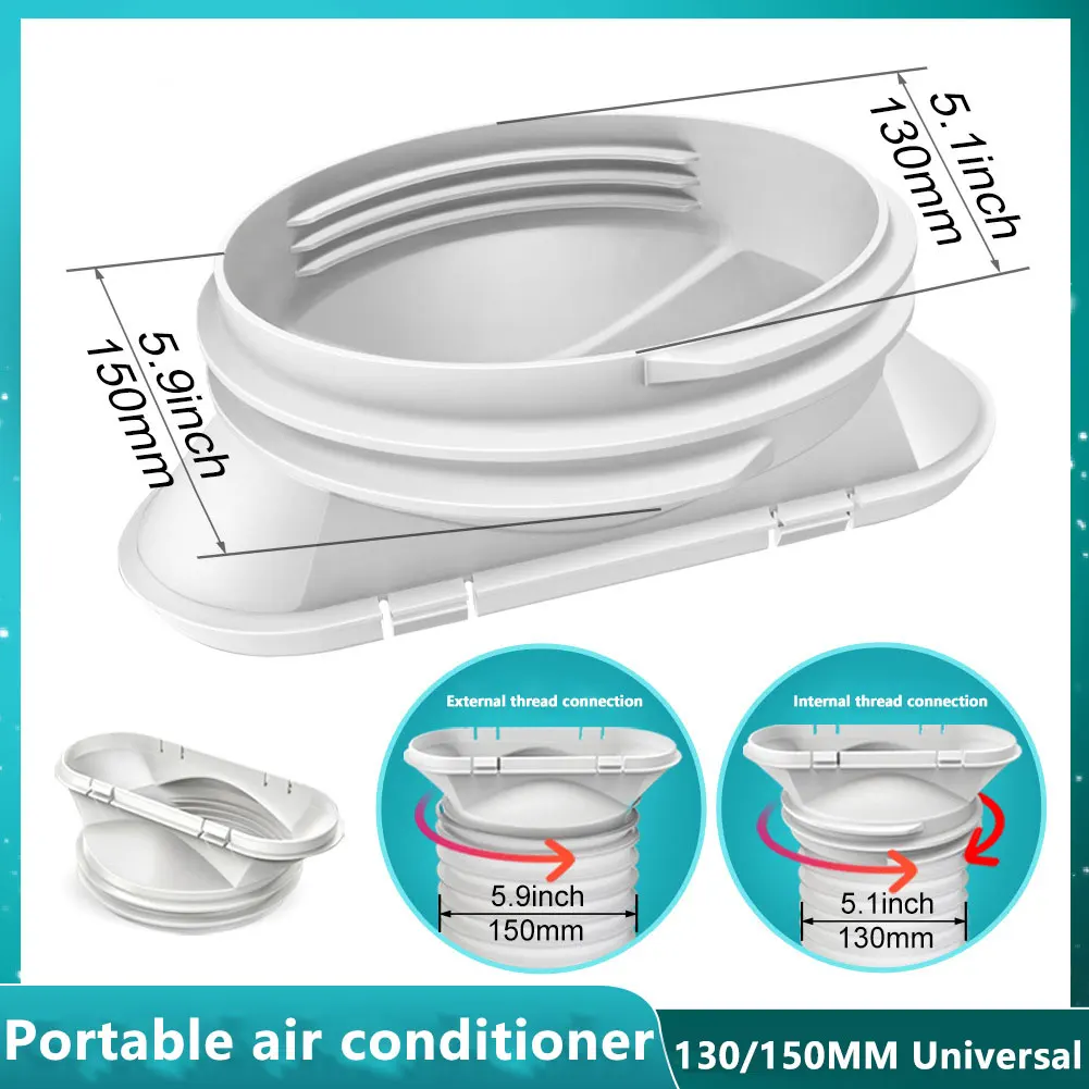 13/15CM Air Conditioner Exhaust Hose Pipe Connector Coupler For Air Conditioner Parts Exhaust Duct Interface Pipe Tube Connector
13/15CM Air Conditioner Exhaust Hose Pipe Connector Coupler For Air Conditioner Parts Exhaust Duct Interface Pipe Tube Connector
