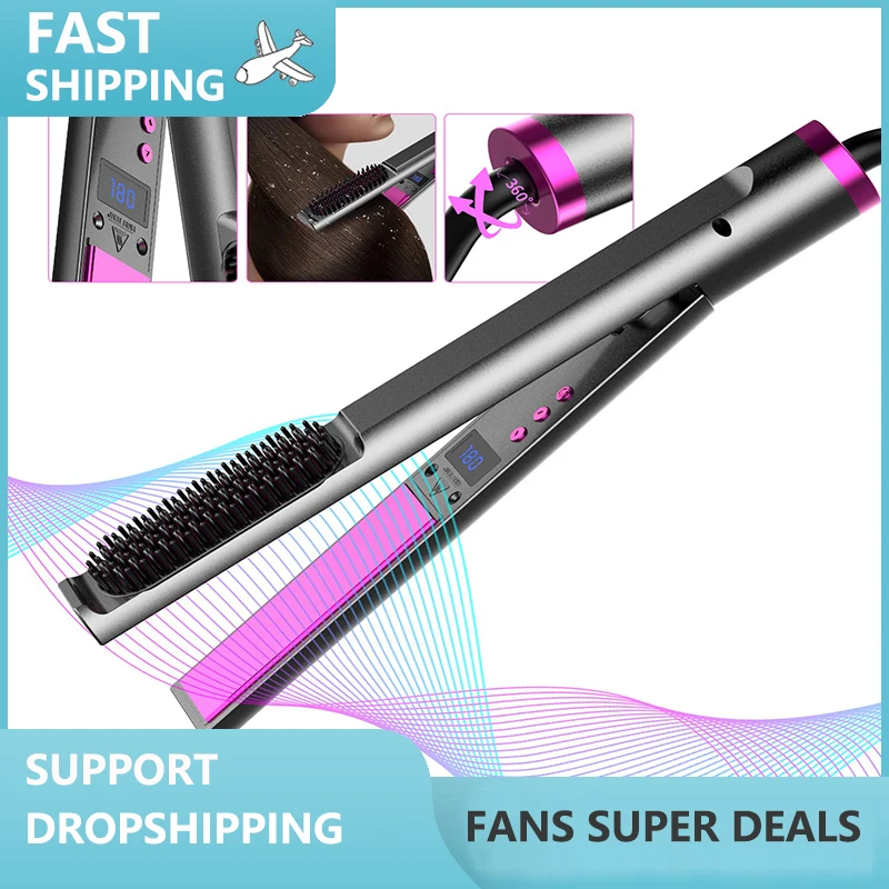 Two In One Dry And Wet Dual-purpose Straight Hair Curler Professional Straightening Perm Hairdressing Tool
Two In One Dry And Wet Dual-purpose Straight Hair Curler Professional Straightening Perm Hairdressing Tool