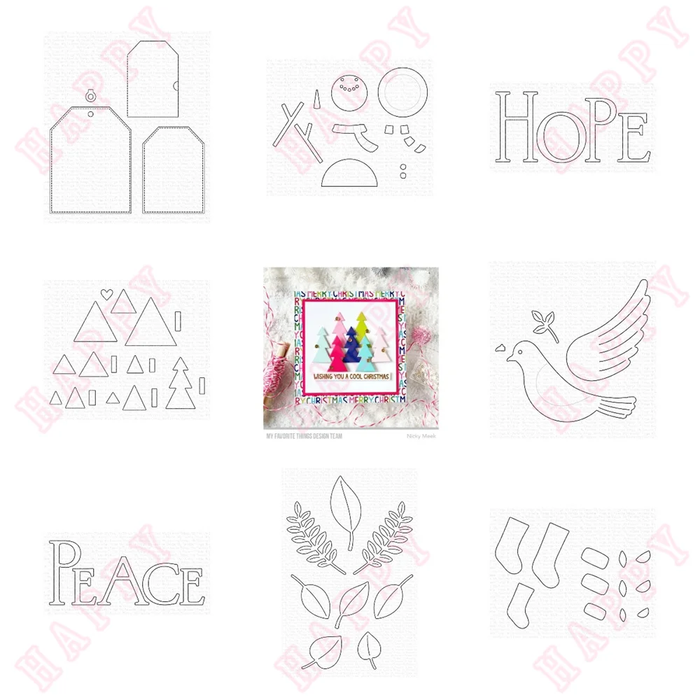 Christmas Snowman Peaceful Dove Metal Cutting Dies For New Decoration Diy Scrapbooking Paper Craft Handmade Album Card Template
Christmas Snowman Peaceful Dove Metal Cutting Dies For New Decoration Diy Scrapbooking Paper Craft Handmade Album Card Template