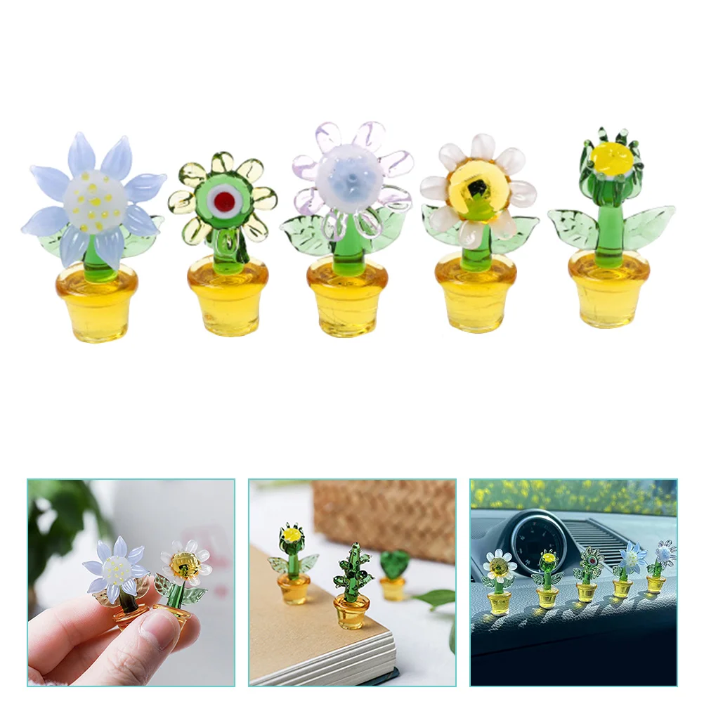 Glassplant Figurines Flower Figurine Sunflowerbonsai Decor Miniature Mini Crystal Statue Gifttiny Decorations Toybouquet
Glassplant Figurines Flower Figurine Sunflowerbonsai Decor Miniature Mini Crystal Statue Gifttiny Decorations Toybouquet