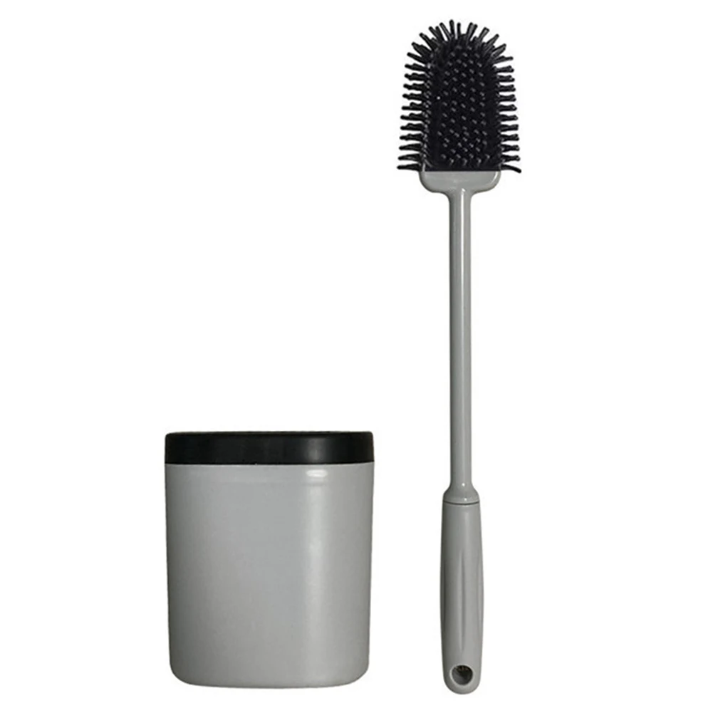 PP Flexible Bristles Multifunction Home Bathroom Non Slip Silicone Toilet Brush Set Portable Long Handle With Holder Groove
PP Flexible Bristles Multifunction Home Bathroom Non Slip Silicone Toilet Brush Set Portable Long Handle With Holder Groove