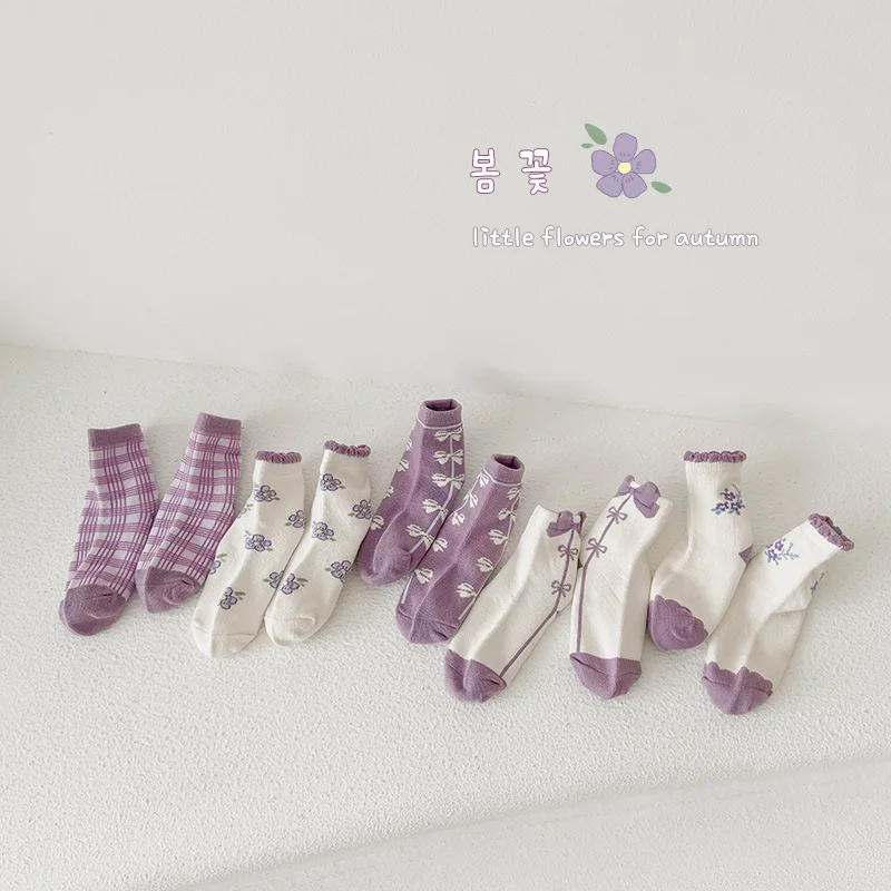 5 Pairs/Lot Children's Socks 2022 Autumn New Fashion Cotton Tube Socks Three-dimensional Jacquard Soft Baby Socks
5 Pairs/Lot Children's Socks 2022 Autumn New Fashion Cotton Tube Socks Three-dimensional Jacquard Soft Baby Socks
