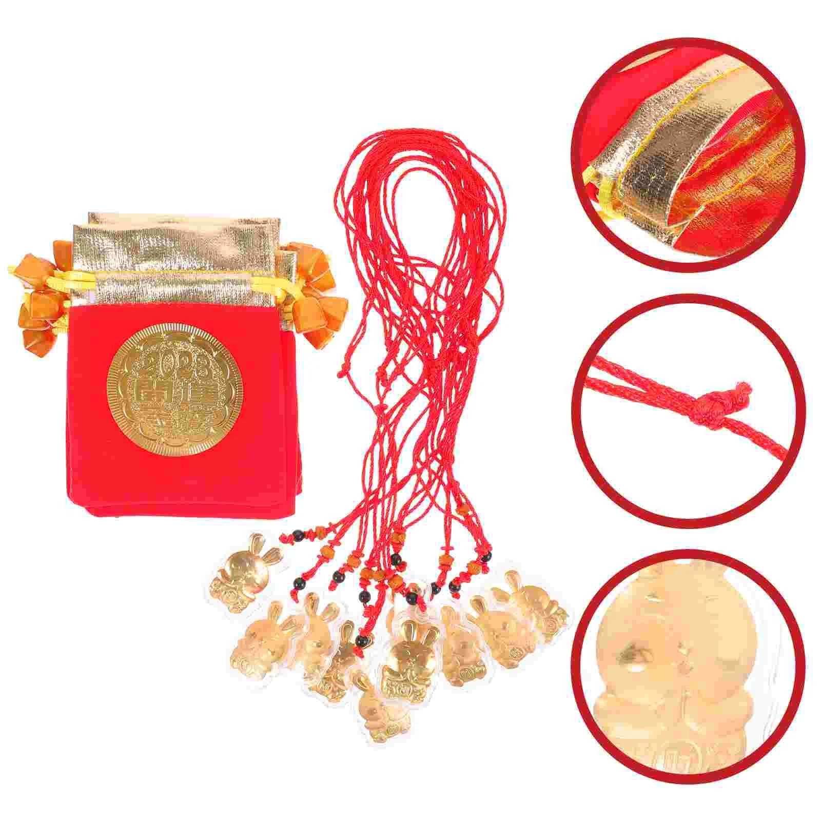 10 Sets Of Supplies Ornaments Practical Decorative Golden Rabbit Decor New Year Decor Fortune Necklace Pendant
10 Sets Of Supplies Ornaments Practical Decorative Golden Rabbit Decor New Year Decor Fortune Necklace Pendant