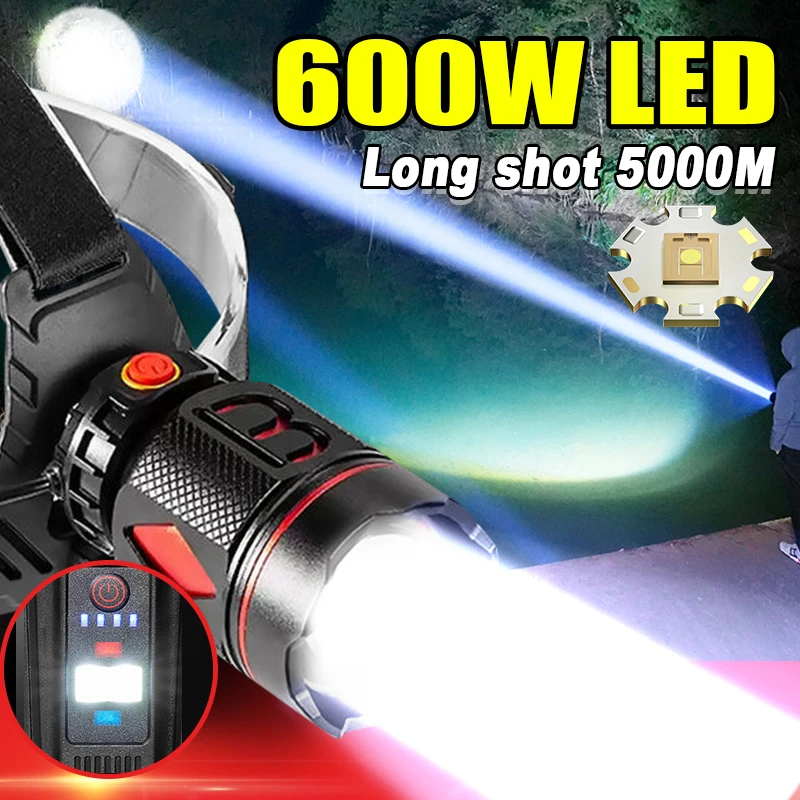 Upgrade Head Powerful Lantern Camping Headlight Power High Flashlight Fishing Rechargeable Headlamp Lamp
Upgrade Head Powerful Lantern Camping Headlight Power High Flashlight Fishing Rechargeable Headlamp Lamp