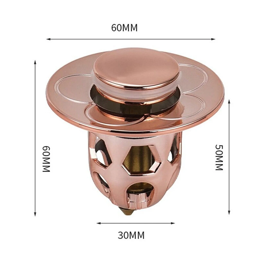 Universal Stainless Steel Pop-Up Bounce Core Basin Drain Filter Shower Sink Strainer Bath Stopper Bathroom Tool
Universal Stainless Steel Pop-Up Bounce Core Basin Drain Filter Shower Sink Strainer Bath Stopper Bathroom Tool