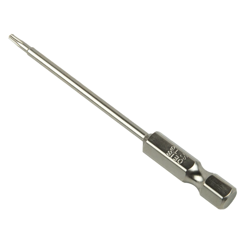 75mm Hollow Torx Screwdriver Bit Hex Shank-T40 Tool Alloy Steel Magnetic Screwdriver Bits For Exact Screw Unscrew
75mm Hollow Torx Screwdriver Bit Hex Shank-T40 Tool Alloy Steel Magnetic Screwdriver Bits For Exact Screw Unscrew