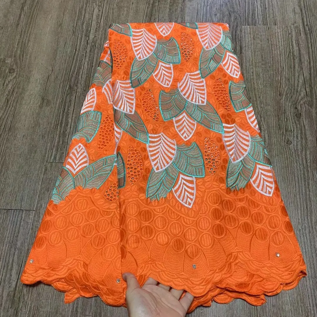 Latest African Swiss Voile Net Lace Fabric High Quality French 100% Cotton Embroidered Lace Fabrics 5 yards For Dress
Latest African Swiss Voile Net Lace Fabric High Quality French 100% Cotton Embroidered Lace Fabrics 5 yards For Dress