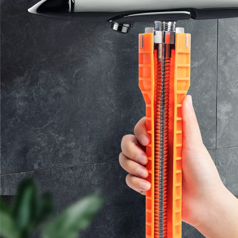 Plumbing Flume Sink Wrench 8 In 1 Anti-slip Plumber Spanner Repair Tools English Key Plumbing Pipe Wrench Bathroom Hand Tool Set
Plumbing Flume Sink Wrench 8 In 1 Anti-slip Plumber Spanner Repair Tools English Key Plumbing Pipe Wrench Bathroom Hand Tool Set