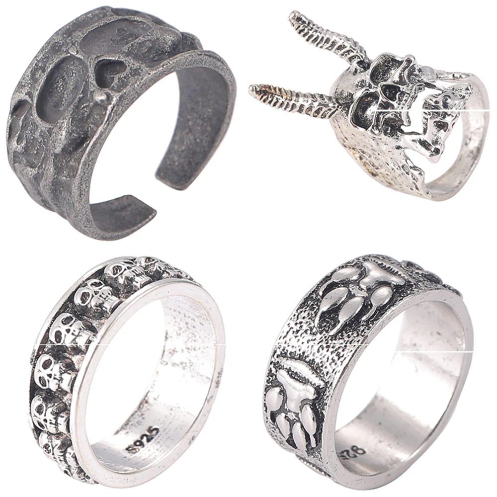 Ethnic Punk Men Women Skull Wolf Frog Claw Unique Design Zinc Alloy Rings For Vintage Metal Party Jewelry Gift Ring
Ethnic Punk Men Women Skull Wolf Frog Claw Unique Design Zinc Alloy Rings For Vintage Metal Party Jewelry Gift Ring