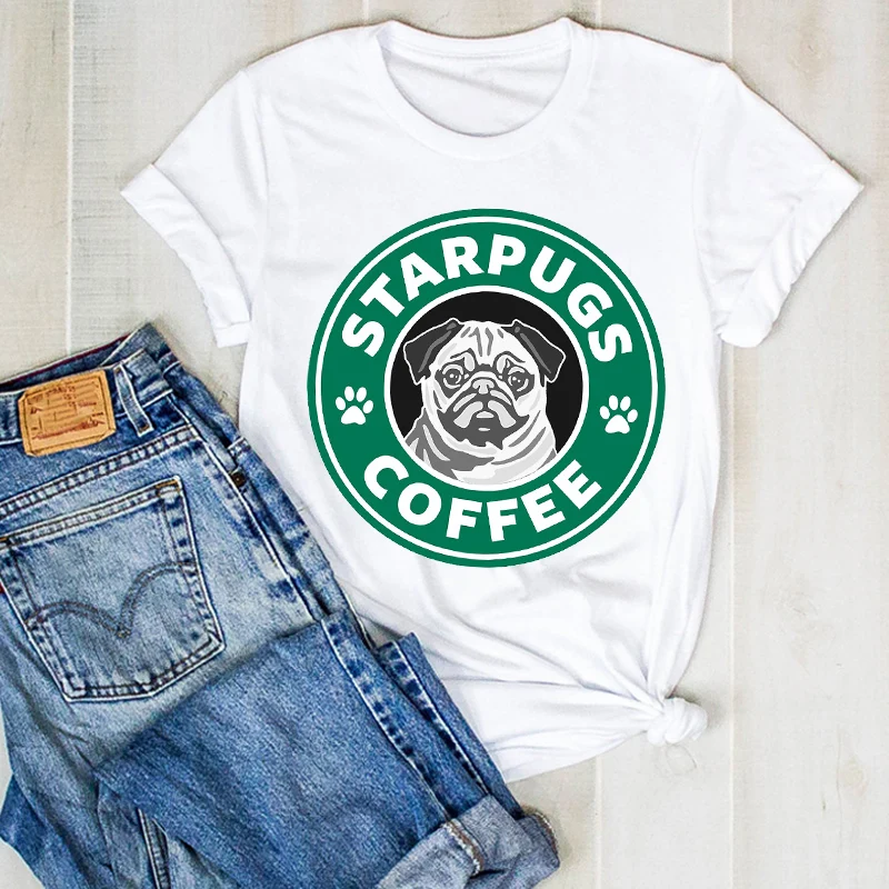 Women Lady Dog Pet Pug Coffee Plus Size Cartoon Ladies Clothes Graphic T Tee Tshirt Womens Female Top Shirt Clothing T-shirt
Women Lady Dog Pet Pug Coffee Plus Size Cartoon Ladies Clothes Graphic T Tee Tshirt Womens Female Top Shirt Clothing T-shirt