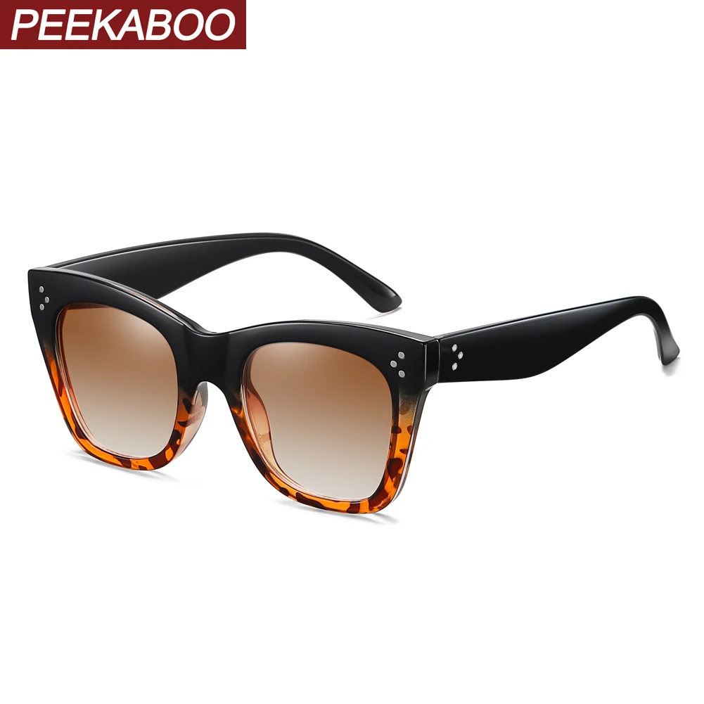 Peekaboo pattern brown fashion sunglasses for women big frame ladies sun glasses cat eye gradient lens uv400 2022 summer style
Peekaboo pattern brown fashion sunglasses for women big frame ladies sun glasses cat eye gradient lens uv400 2022 summer style