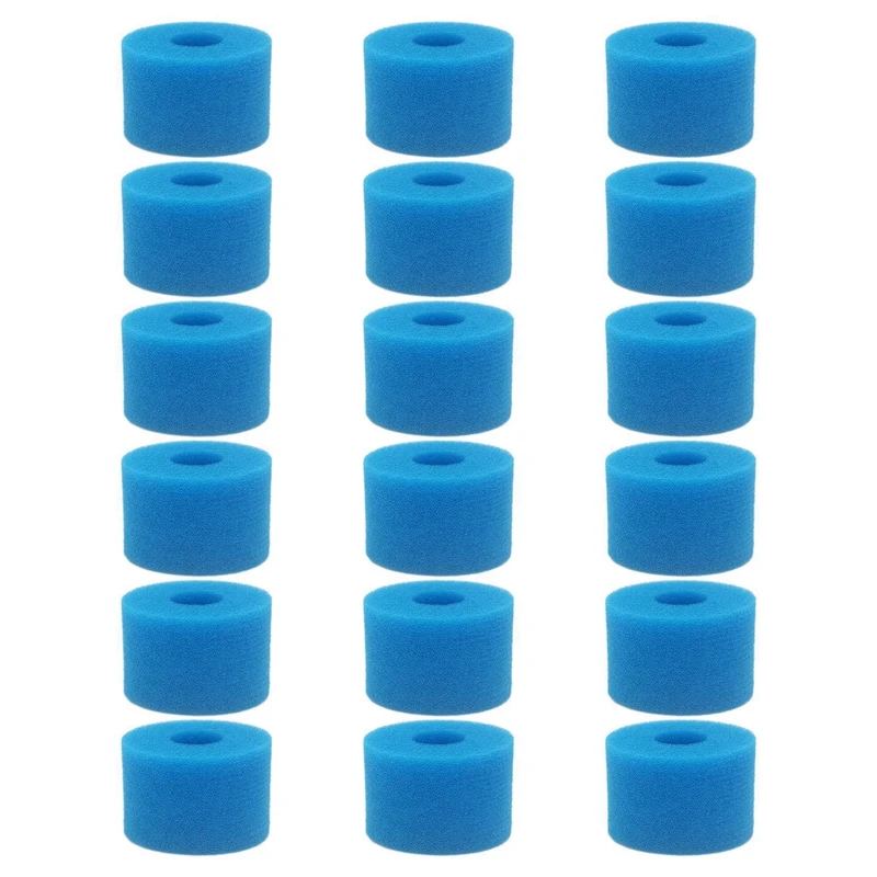 New-36Pcs For Intex Pure Spa Reusable Washable Foam Hot Tub Filter Cartridge S1 Type
New-36Pcs For Intex Pure Spa Reusable Washable Foam Hot Tub Filter Cartridge S1 Type