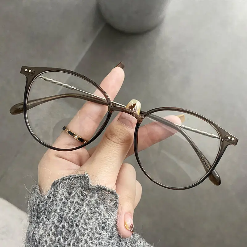 

Intelligent Photochromic Myopia Glasses Women Men Ultralight Vintage Round Minus Glasses Finished Prescription Eyewear costa