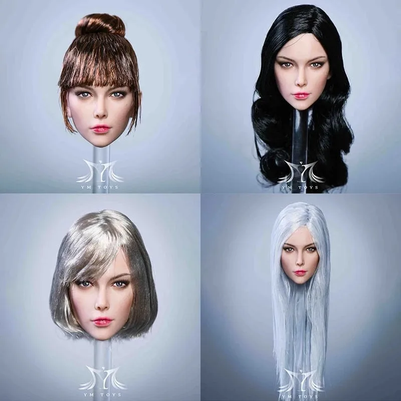 YMTOYS YMT050 1:6 Scale Female Head Sculpt Ye White/Silver Planted Hair For 12Inch PH TBL Action Figure Female Body Doll Toy
YMTOYS YMT050 1:6 Scale Female Head Sculpt Ye White/Silver Planted Hair For 12Inch PH TBL Action Figure Female Body Doll Toy