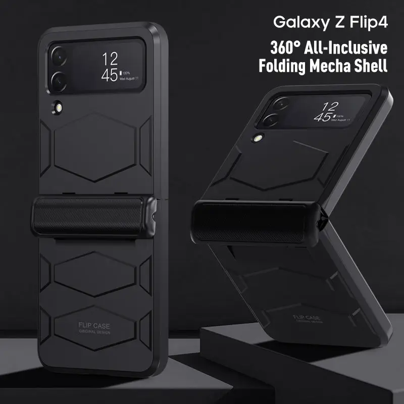 For Samsung Galaxy Z Flip 4 Metal Hinge All-Inclusive Shockproof Protection Case With Bracket Robust Armor Cover For Z Flip 4
For Samsung Galaxy Z Flip 4 Metal Hinge All-Inclusive Shockproof Protection Case With Bracket Robust Armor Cover For Z Flip 4