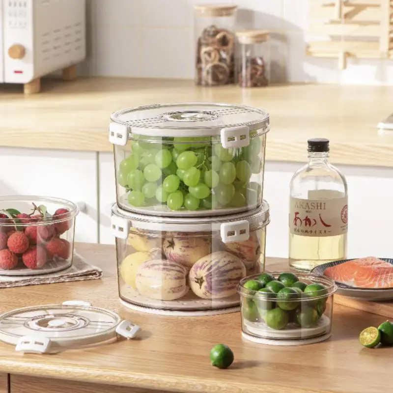 Refrigerator Transparent Fresh-keeping Box Timing Fruit And Vegetable Storage Convenience Box Lunch Bento Box With Lid
Refrigerator Transparent Fresh-keeping Box Timing Fruit And Vegetable Storage Convenience Box Lunch Bento Box With Lid
