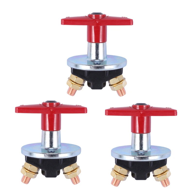 NEW-3X 1500 Amp Fixed Key Battery Isolator Cut Off Kill Switch 12V / 24V Heavy Duty Electrical Switch
NEW-3X 1500 Amp Fixed Key Battery Isolator Cut Off Kill Switch 12V / 24V Heavy Duty Electrical Switch