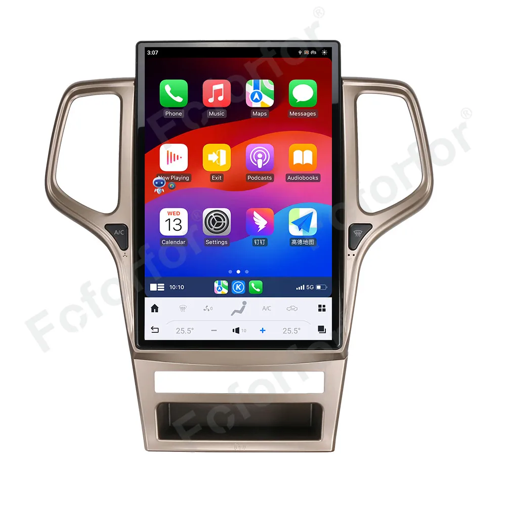 Android 13 Qualcomm Snapdrago 128 ГБ для Jeep Cherokee 2010-2013 мультимедийная магнитола Автомобильный