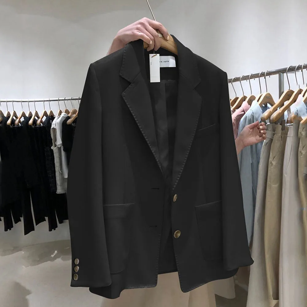 2022 Spring And Autumn New Korean Style Slim Fashion Temperament With Pocket Blazer Female White Was Thin Small Suit Jacket
2022 Spring And Autumn New Korean Style Slim Fashion Temperament With Pocket Blazer Female White Was Thin Small Suit Jacket
