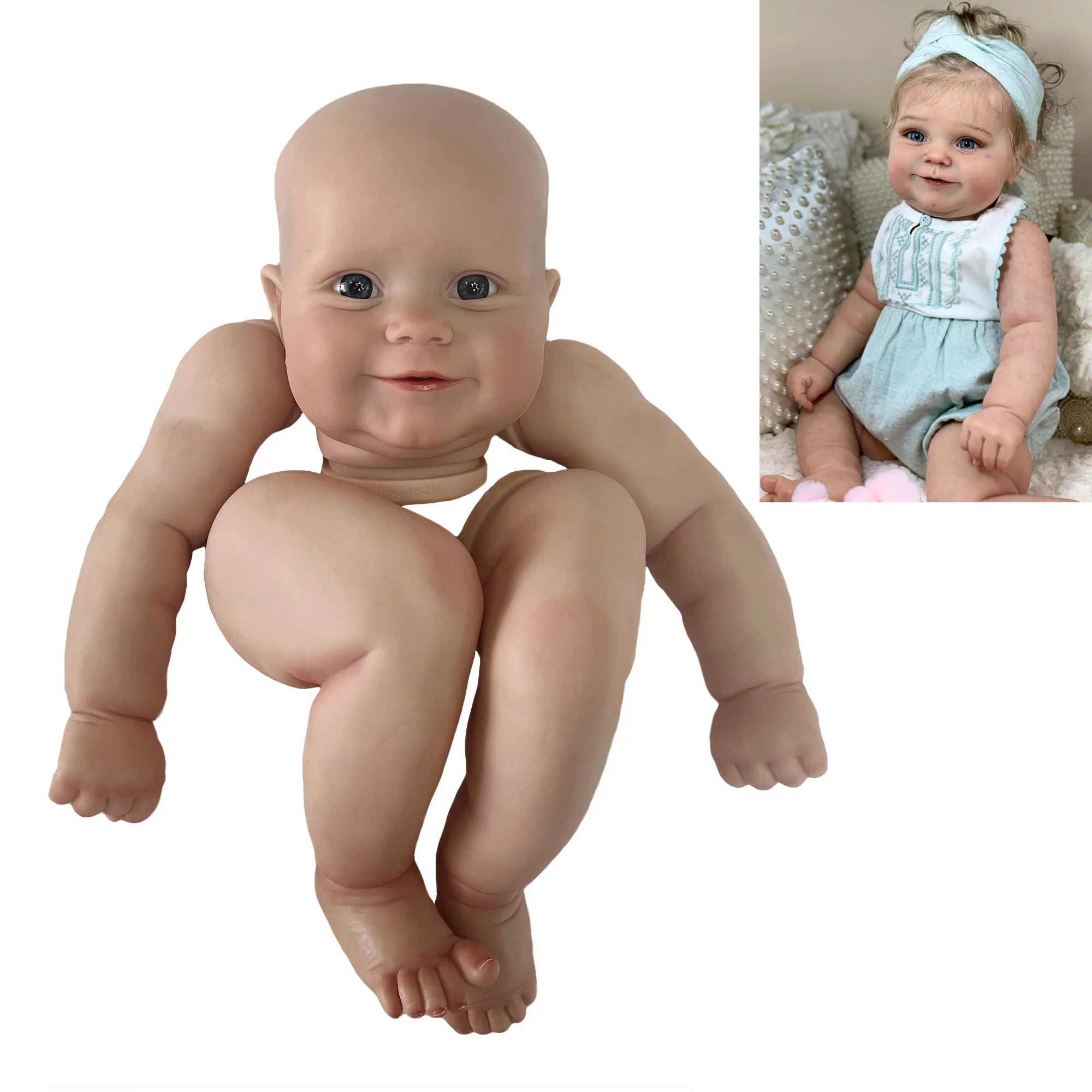 24 Inch Maddie Reborn Doll Kits Painted Ready DIY Bebe Reborn Doll Kits Unfinished Blanket Doll
24 Inch Maddie Reborn Doll Kits Painted Ready DIY Bebe Reborn Doll Kits Unfinished Blanket Doll