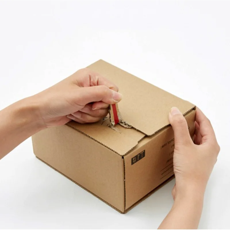 Custom Custom corrugated shipping box with adhesive strip tear zipper open delivery carton for cosmetic
Custom Custom corrugated shipping box with adhesive strip tear zipper open delivery carton for cosmetic