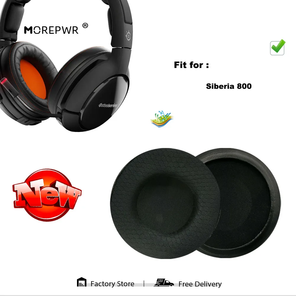 Replacement Ear Pads for Siberia 800 Siberia800 Headset Parts Leather Cushion Velvet Earmuff Earphone Sleeve Cover
Replacement Ear Pads for Siberia 800 Siberia800 Headset Parts Leather Cushion Velvet Earmuff Earphone Sleeve Cover