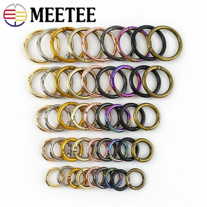 5 шт. 16-50 мм Meetee металлическое пружинное уплотнительное кольцо, открывающийся брелок, сумка, ремень, цепь, пряжка, защелка, зажим, пусковое кол...
5 шт. 16-50 мм Meetee металлическое пружинное уплотнительное кольцо, открывающийся брелок, сумка, ремень, цепь, пряжка, защелка, зажим, пусковое кол...