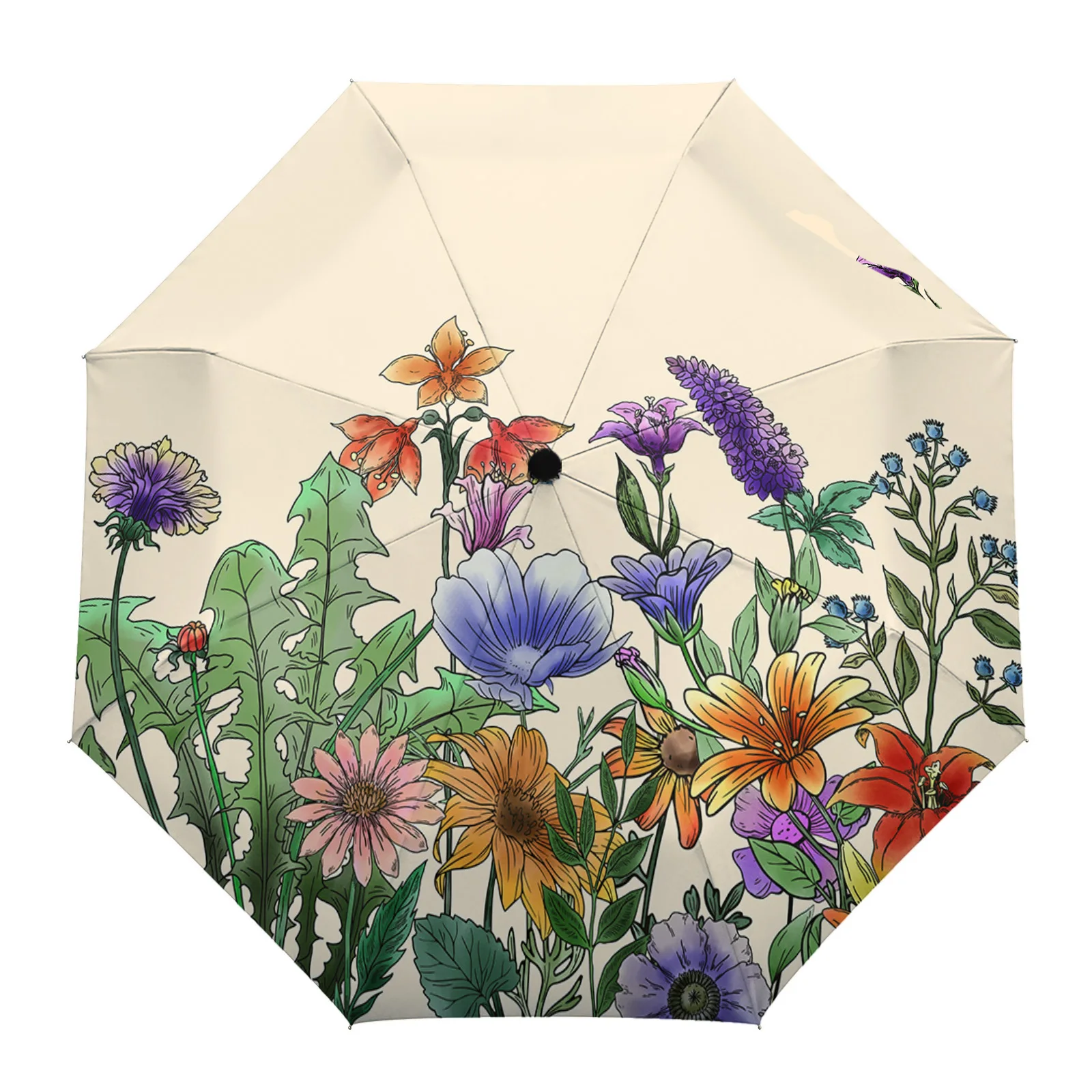 Flower Morning Glory Lavender Plant Summer Umbrella Travel Outdoor Male Female Rain Umbrella Fully-automatic Printed Umbrella
Flower Morning Glory Lavender Plant Summer Umbrella Travel Outdoor Male Female Rain Umbrella Fully-automatic Printed Umbrella