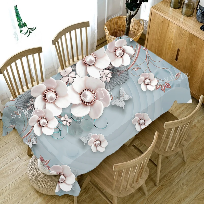 Beautiful Floral Pattern Tablecloth Bouquet Landscape Rectangular Tablecloth Birthday Party Dinner Home Decor Accessories
Beautiful Floral Pattern Tablecloth Bouquet Landscape Rectangular Tablecloth Birthday Party Dinner Home Decor Accessories