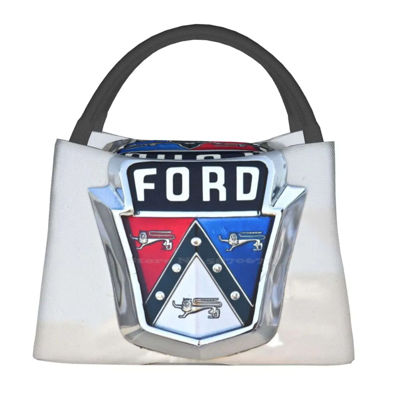 Ford Graphic Shirt 2 портативная изоляционная сумка-холодильник для еды, тоут Fomoco, старая белая хромированная металлическая эмблема, фотобленда для автомобиля
Ford Graphic Shirt 2 портативная изоляционная сумка-холодильник для еды, тоут Fomoco, старая белая хромированная металлическая эмблема, фотобленда для автомобиля