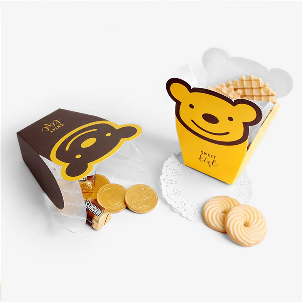 10pcs/set Cartoon Little Brown Bear Candy Boxes Travel Gift Box Paper Present Boxes Packing For Wedding Birthday Christmas Favor
10pcs/set Cartoon Little Brown Bear Candy Boxes Travel Gift Box Paper Present Boxes Packing For Wedding Birthday Christmas Favor