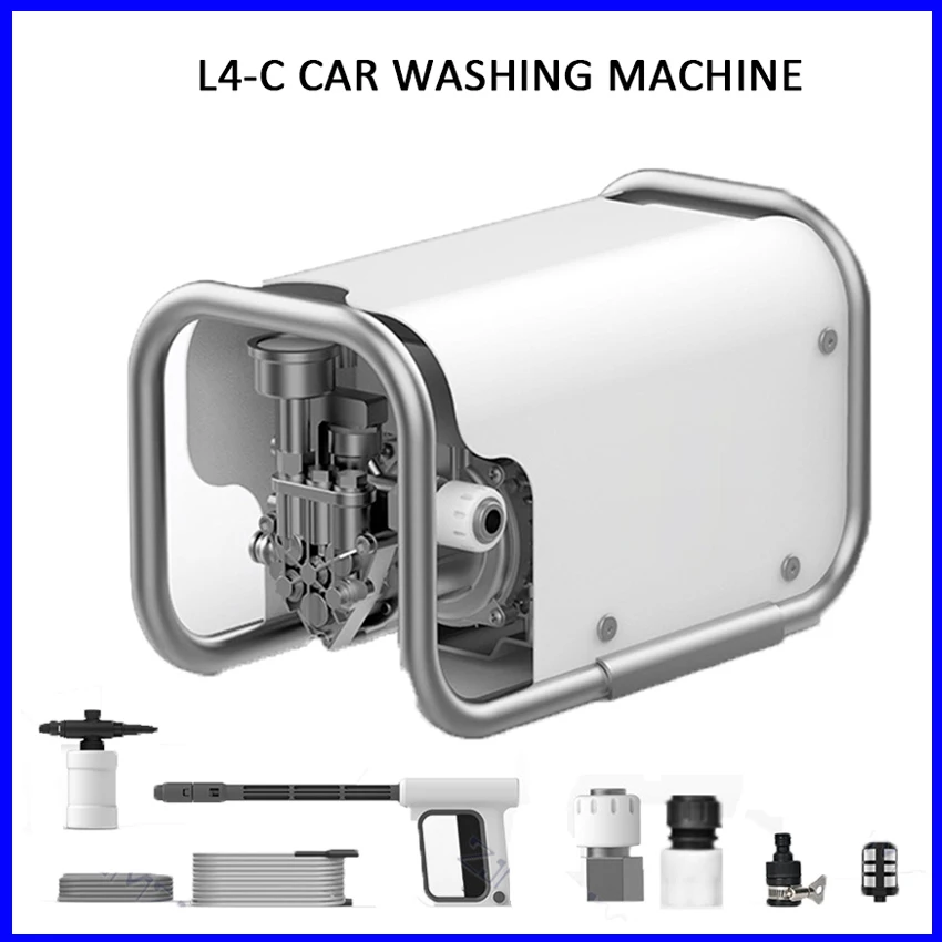 L4-C Car Washing Machine Portable Household High Pressure Water Pump Car Washer Dual-Use Cleaning Tool 220V 2000W 70bar 5.5L/min
L4-C Car Washing Machine Portable Household High Pressure Water Pump Car Washer Dual-Use Cleaning Tool 220V 2000W 70bar 5.5L/min