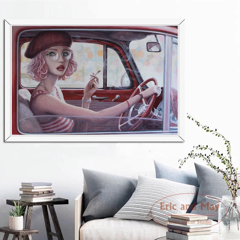Smoking Cigarette Girl Beauty Art Canvas Painting Posters And Prints Wall Pictures For Living Room Vintage Decoration Home Decor
Smoking Cigarette Girl Beauty Art Canvas Painting Posters And Prints Wall Pictures For Living Room Vintage Decoration Home Decor