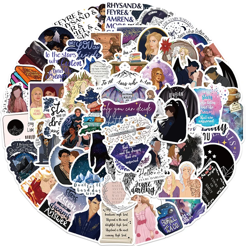 60PCS Acotar Doodle Stickers for Adult Speaker Luggage Phone Tablet iPad Guitar Waterproof Personality Children's Sticker Gift
60PCS Acotar Doodle Stickers for Adult Speaker Luggage Phone Tablet iPad Guitar Waterproof Personality Children's Sticker Gift