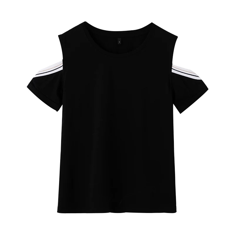2022 summer new short-sleeved strapless T-shirt women's O-neck sexy casual solid color slim large size shirt
2022 summer new short-sleeved strapless T-shirt women's O-neck sexy casual solid color slim large size shirt