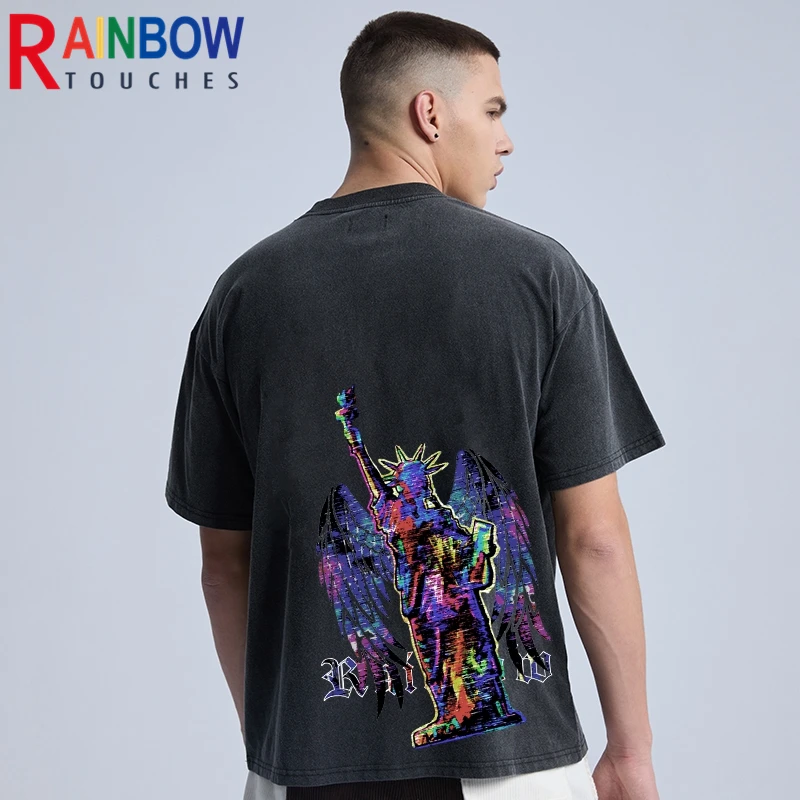 Rainbowtouches 2022 Original Brand Vintage Men's T-Shirt High Street Tidal Current Pattern Unisex Original Design Mens T Shirt
Rainbowtouches 2022 Original Brand Vintage Men's T-Shirt High Street Tidal Current Pattern Unisex Original Design Mens T Shirt