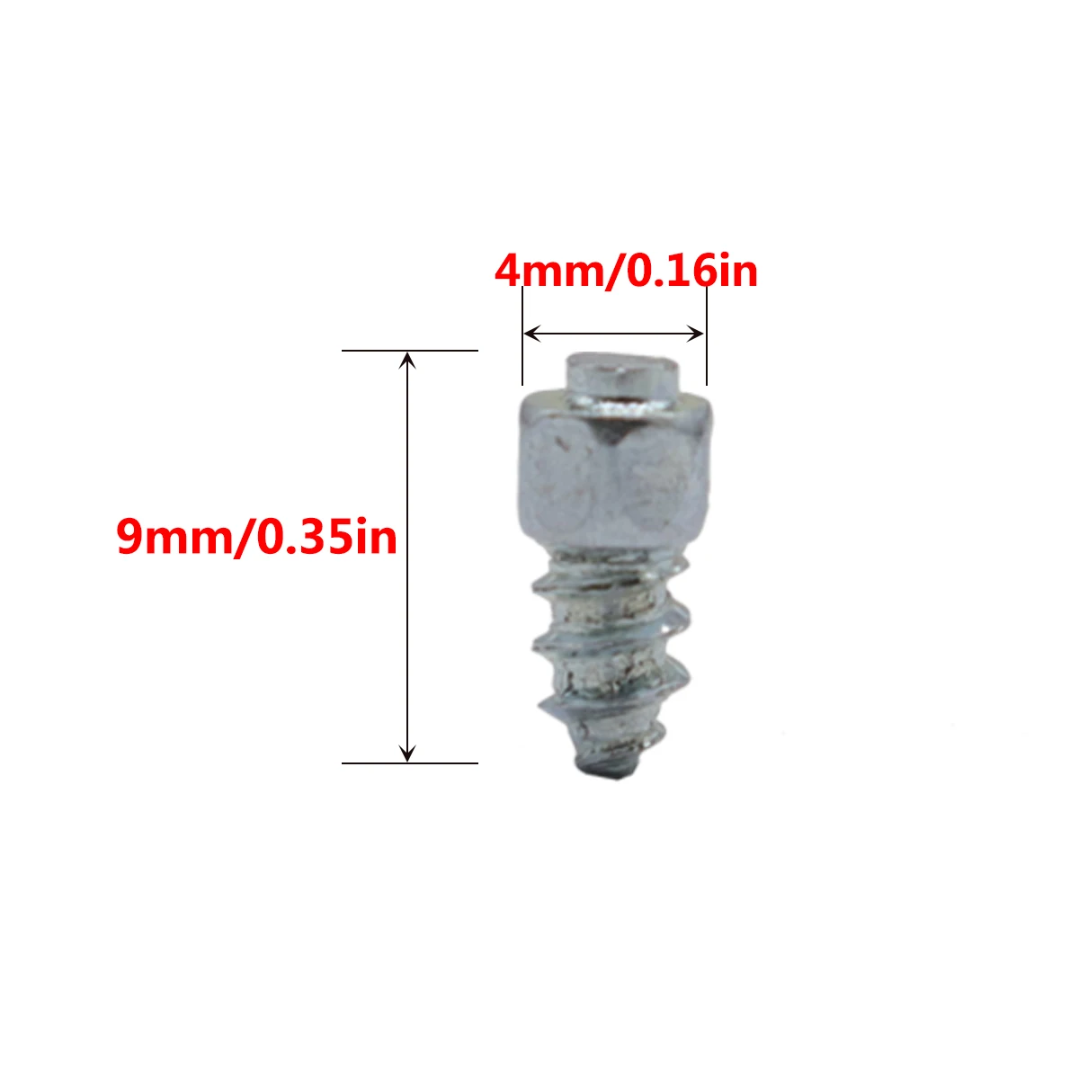 100 шт. 4*9 мм снежные винты, шпильки для шин, противоскользящие падающие шипы, колесные шины для автомобиля, мотоцикла, велосипедные ботинки, зимние аварийные ботинки 
100 шт. 4*9 мм снежные винты, шпильки для шин, противоскользящие падающие шипы, колесные шины для автомобиля, мотоцикла, велосипедные ботинки, зимние аварийные ботинки