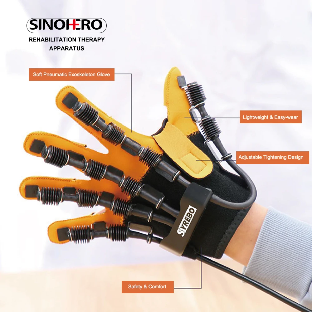 C11 New Rehabilitation Robot Gloves Stroke Hemiplegia Training Equipment Hand Function Rehabilitation Intelligence Robot glove
C11 New Rehabilitation Robot Gloves Stroke Hemiplegia Training Equipment Hand Function Rehabilitation Intelligence Robot glove