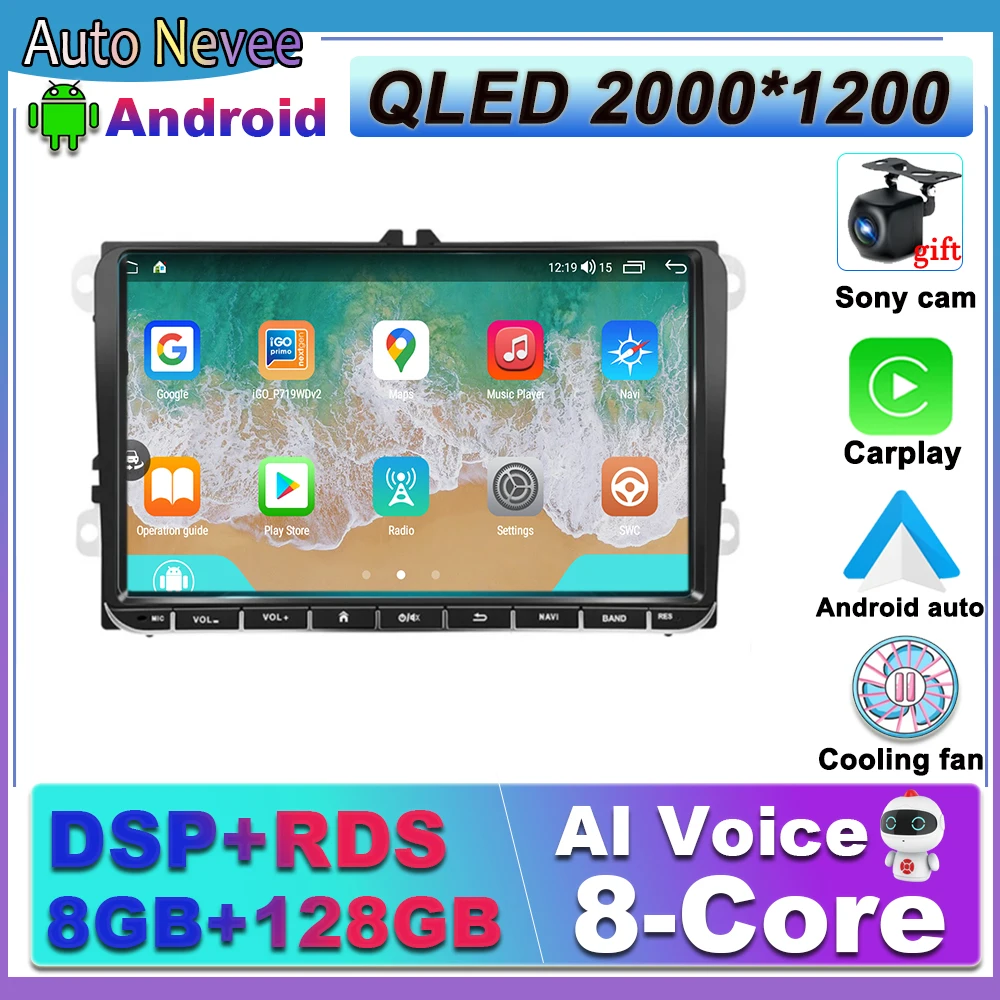 Автомагнитола 2DIN для VW/Volkswagen/Golf/Polo/Tiguan/Passat/b7/b6/Leon/Skoda/Octavia, 4G, Wi-Fi, Bluetooth, DSP
Автомагнитола 2DIN для VW/Volkswagen/Golf/Polo/Tiguan/Passat/b7/b6/Leon/Skoda/Octavia, 4G, Wi-Fi, Bluetooth, DSP