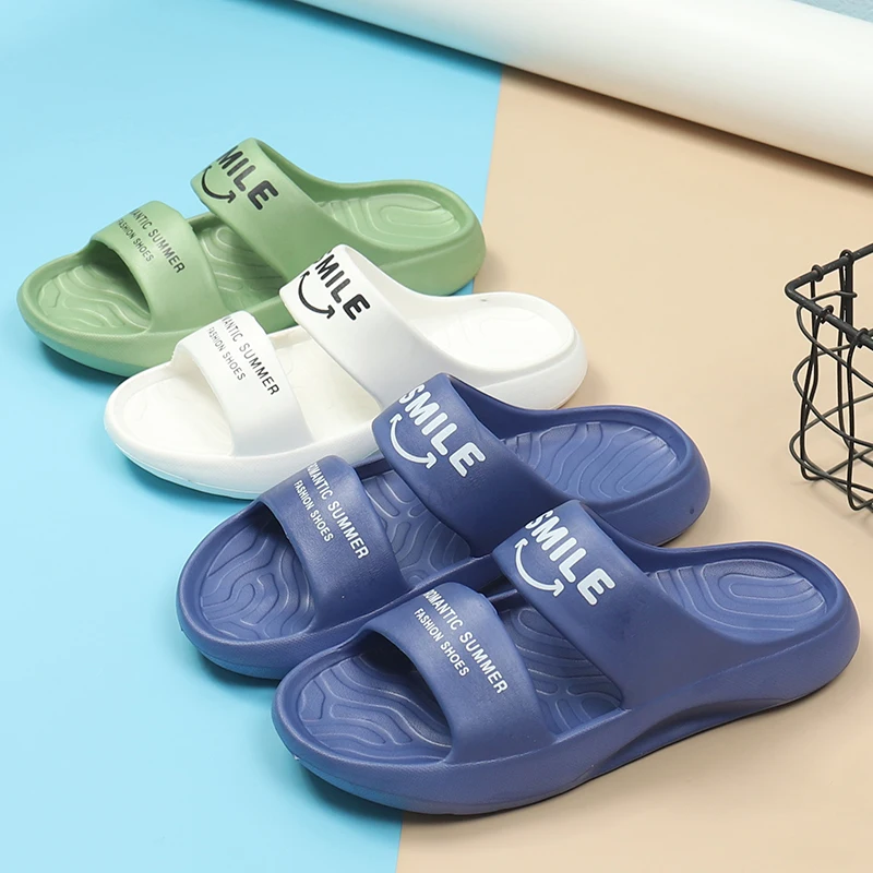 Slippers Men's Summer Household Indoor Eva Shit Feeling Non-Slip Silent Bathroom Couple Outdoor Beach Slippers Women
Slippers Men's Summer Household Indoor Eva Shit Feeling Non-Slip Silent Bathroom Couple Outdoor Beach Slippers Women