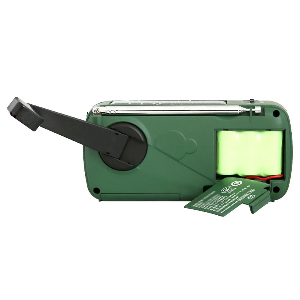 

Emergency Radio FM AM Radios Rechargeable Retrospective with Built-in Batteries of All Wave for Indoor Outdoor Recreation