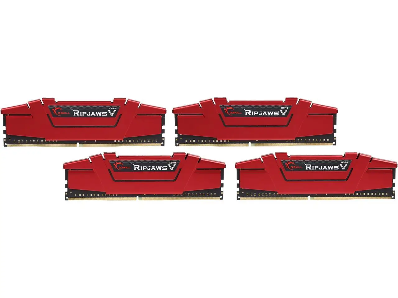 

G.SKILL Ripjaws V Series 32 Гб (4x8 ГБ), 2,5-контактный DDR4 SDRAM DDR4 288 (PC4 3200), настольная память, модель F4-3200C16Q-32GVRB Dropsh