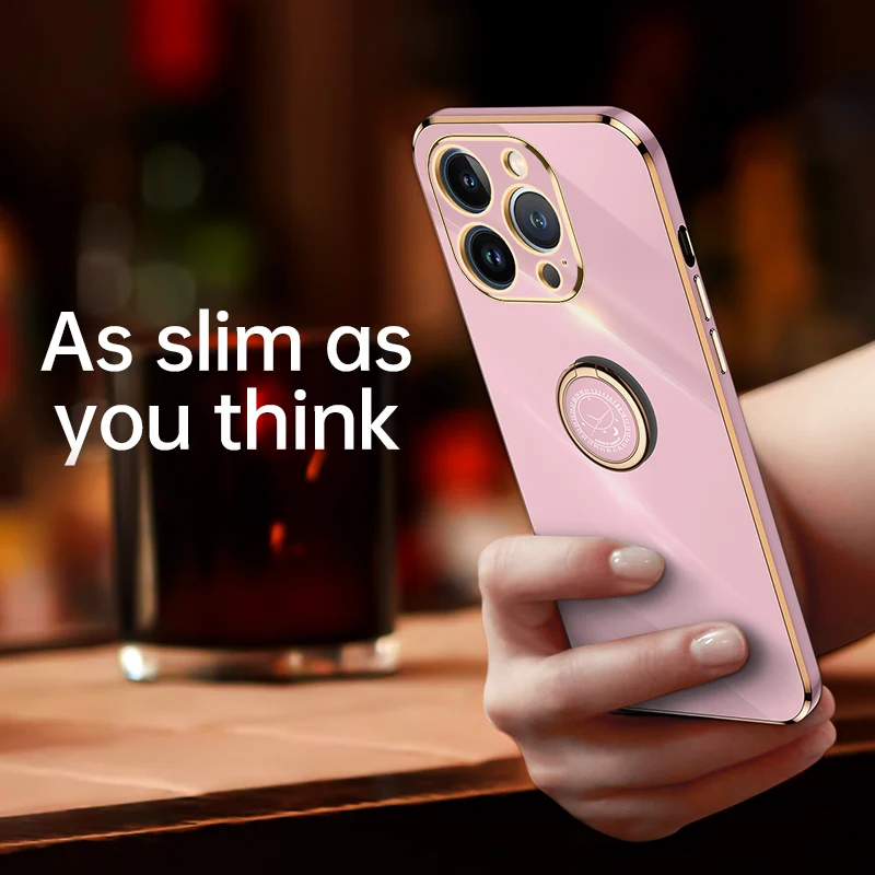 For iphone 6 6S 7 8 Plus X XR XS Max Case Shockproof Silicone Plating Ring Stand Holder Cover For iphone 11 12 Mini 13 Pro Max
For iphone 6 6S 7 8 Plus X XR XS Max Case Shockproof Silicone Plating Ring Stand Holder Cover For iphone 11 12 Mini 13 Pro Max