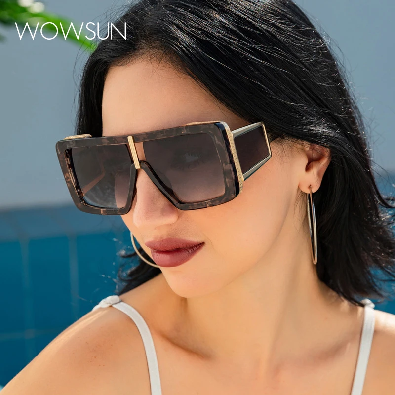WOWSUN Personality one-piece large frame sunglasses men and women hipster square punk sunglasses
WOWSUN Personality one-piece large frame sunglasses men and women hipster square punk sunglasses