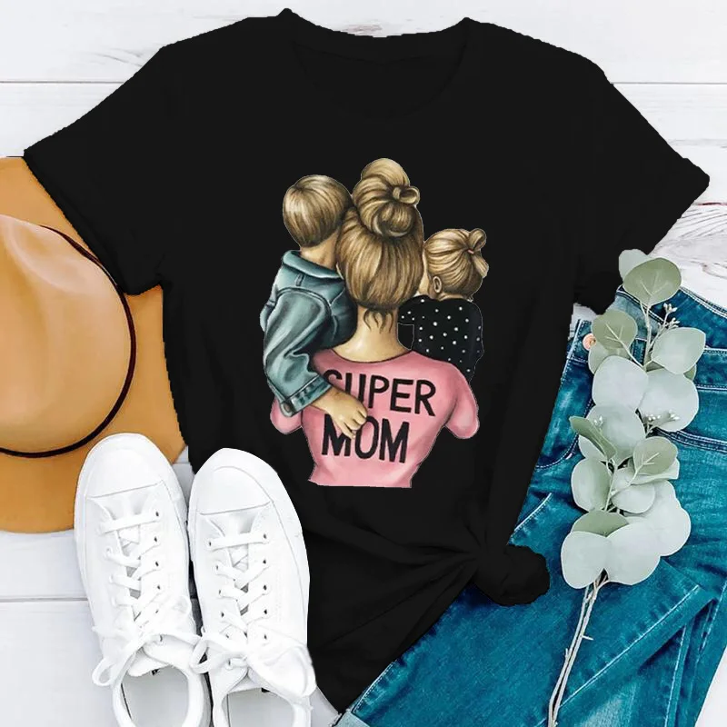 Women T-Shirt Graphic Super Mom Boy Girl Fashion Kawaii Lady Clothes Tops Print Female Tshirt Custom T-Shirt Camisetas De Mujer
Women T-Shirt Graphic Super Mom Boy Girl Fashion Kawaii Lady Clothes Tops Print Female Tshirt Custom T-Shirt Camisetas De Mujer